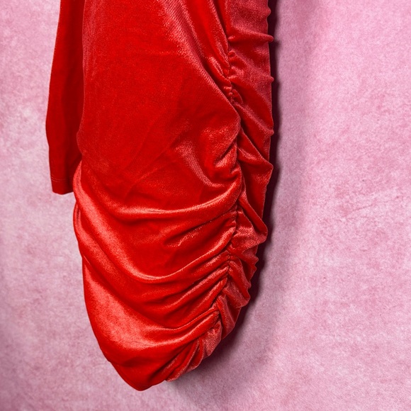 279. Juicy Couture cold-shoulder velvet mini dress S - Picture 7 of 10